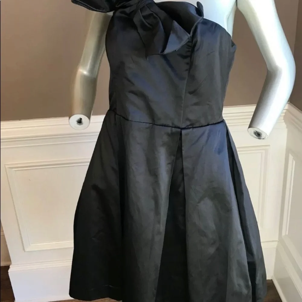 Kate Young For Target Black Strapless Sz 10 Bow